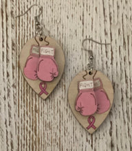 Load image into Gallery viewer, Fight Awareness Dangle Earrings