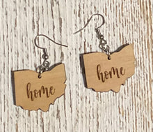 Load image into Gallery viewer, Ohio Home Dangle Earrings