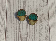 Load image into Gallery viewer, Cactus Stud Earrings