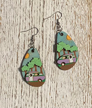 Load image into Gallery viewer, Camping Life Dangle Earrings