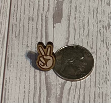 Load image into Gallery viewer, Peace Stud Earrings
