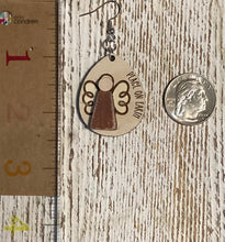 Load image into Gallery viewer, Angel Peace On Earth Dangle Earrings