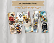 Load image into Gallery viewer, **printable download** Bookmarks Buzzing Bees