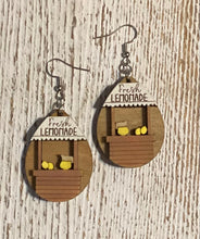 Load image into Gallery viewer, Fresh Lemonade Stand Dangle Earrings

