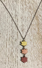 Load image into Gallery viewer, Fall Leaves (shimmery)Necklace
