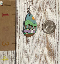 Load image into Gallery viewer, Camping Life Dangle Earrings
