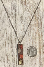 Load image into Gallery viewer, Pumpkins (brown background) Necklace

