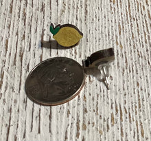 Load image into Gallery viewer, Sparkly Lemon Stud Earrings
