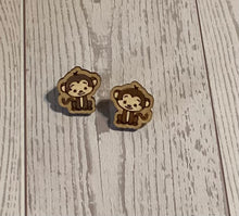 Load image into Gallery viewer, Monkey Stud Earrings
