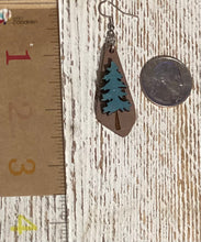 Load image into Gallery viewer, Evergreen Tree Dangle Earrings
