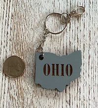 Load image into Gallery viewer, O-H-I-O Keychain (gray)
