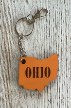 Load image into Gallery viewer, O-H-I-O Keychain (orange)
