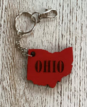 Load image into Gallery viewer, O-H-I-O Keychain (red)
