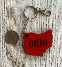 Load image into Gallery viewer, O-H-I-O Keychain (red)
